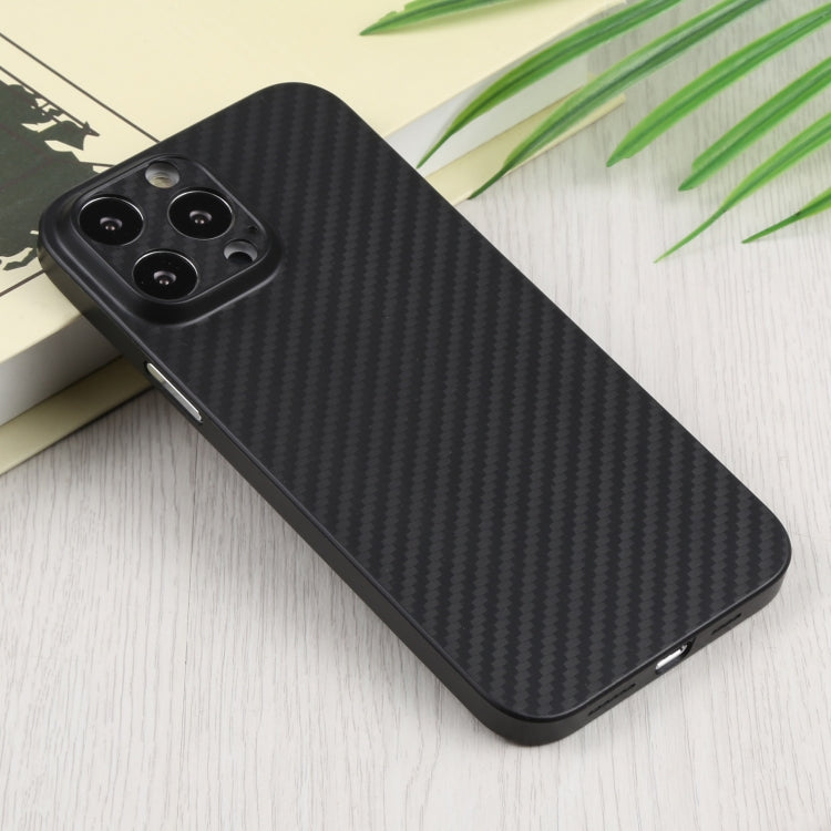 For iPhone 13 Pro Carbon Fiber Texture PP Phone Case