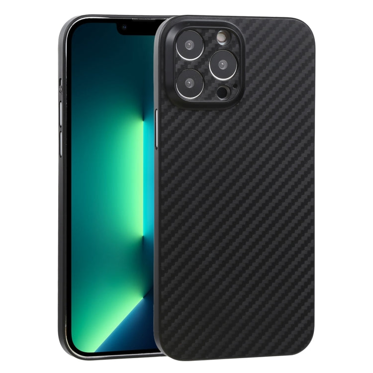 For iPhone 13 Pro Max Carbon Fiber Texture PP Phone Case