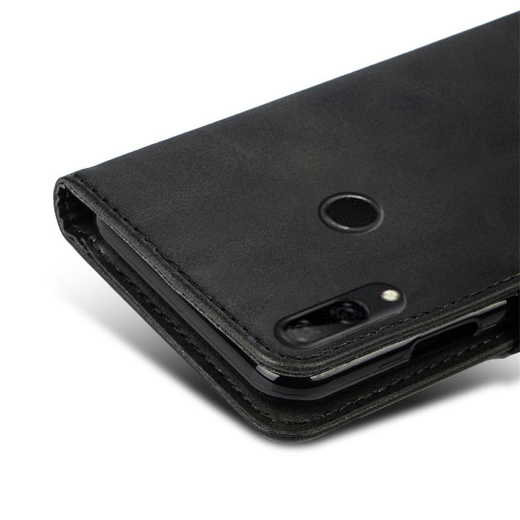 For Huawei P Smart Calfskin Texture Horizontal Flip Leather Case with Holder & Card Slots