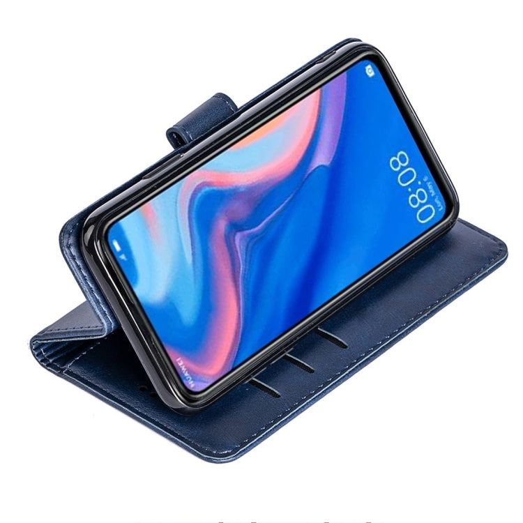 For Huawei P Smart Calfskin Texture Horizontal Flip Leather Case with Holder & Card Slots
