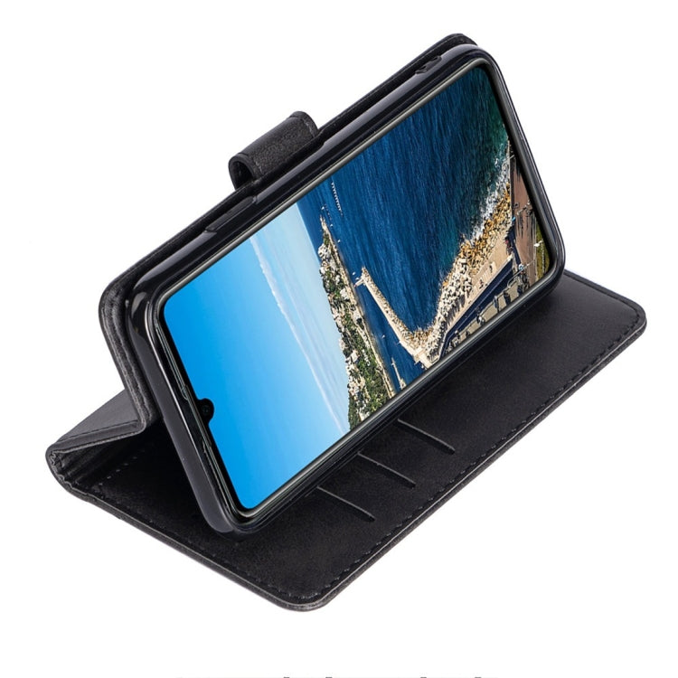For Huawei P30 Calfskin Texture Horizontal Flip Leather Case with Holder & Card Slots