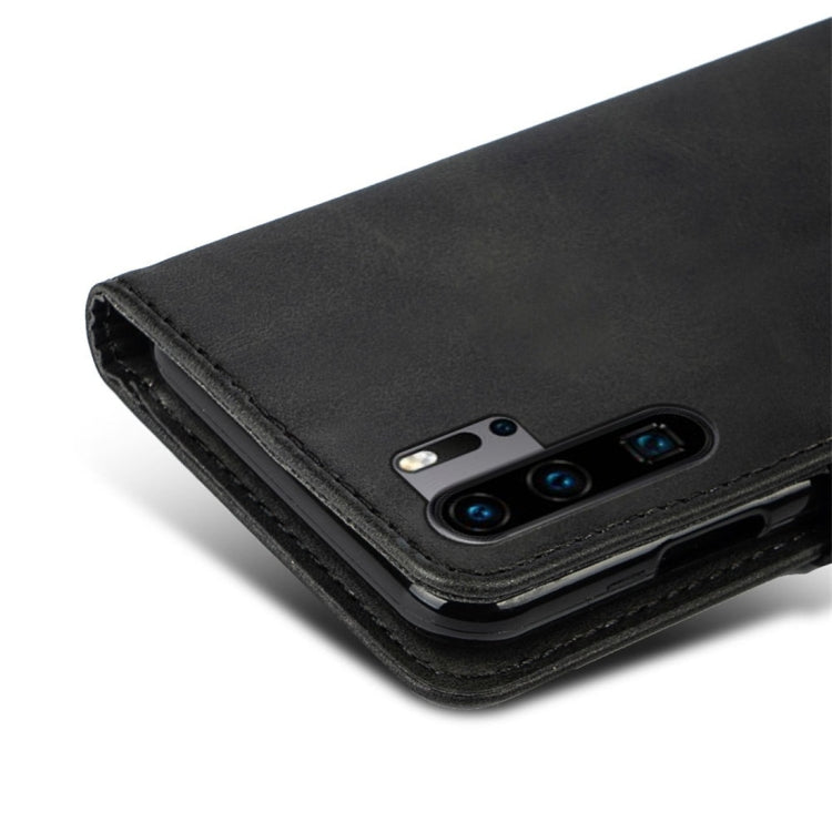 For Huawei P30 Pro Calfskin Texture Horizontal Flip Leather Case with Holder & Card Slots