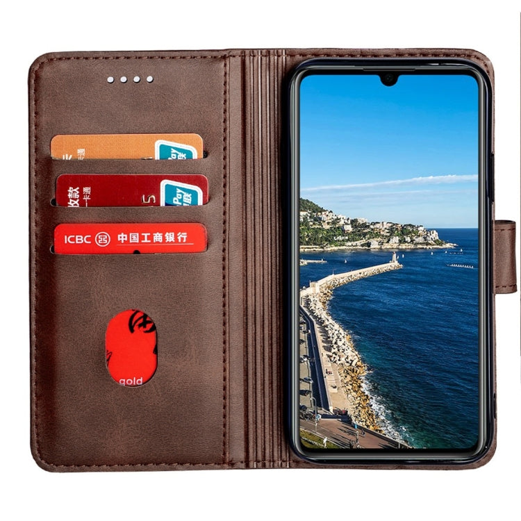 For Huawei P30 Pro Calfskin Texture Horizontal Flip Leather Case with Holder & Card Slots