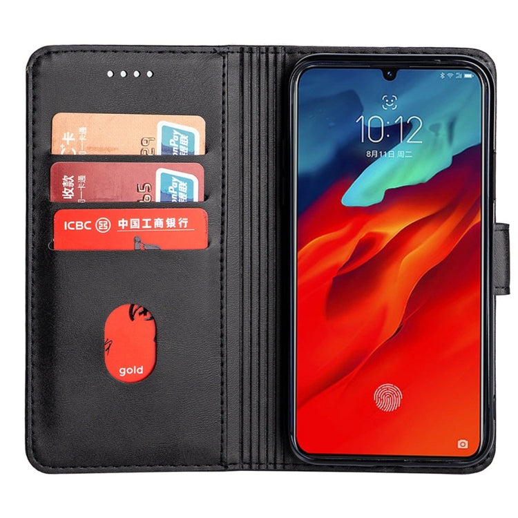For Lenovo Z6 Pro Calfskin Texture Horizontal Flip Leather Case with Holder & Card Slots