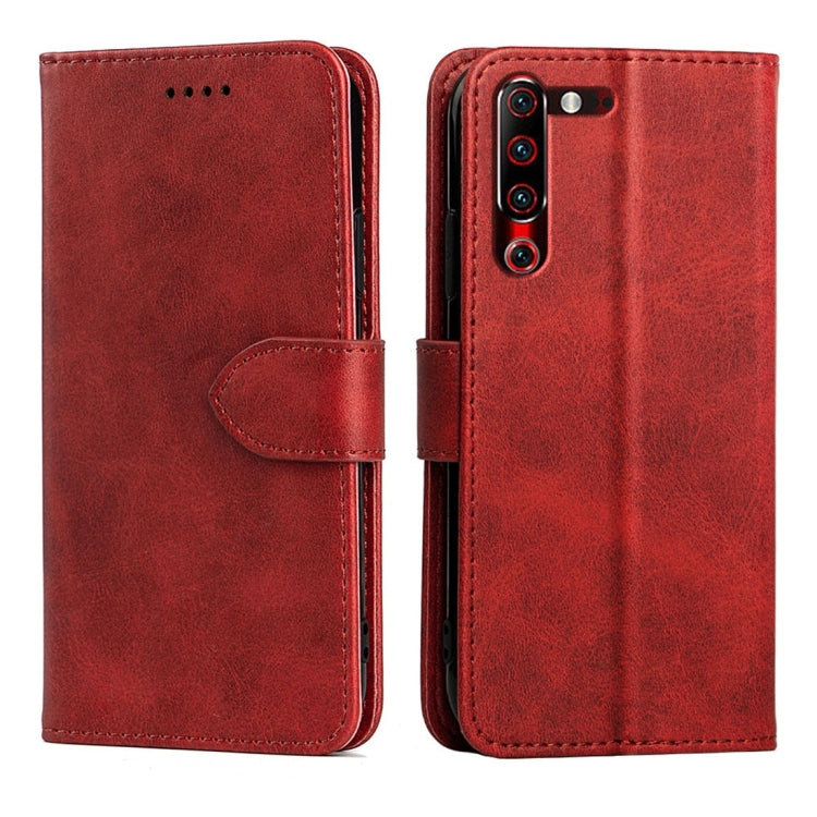 For Lenovo Z6 Pro Calfskin Texture Horizontal Flip Leather Case with Holder & Card Slots
