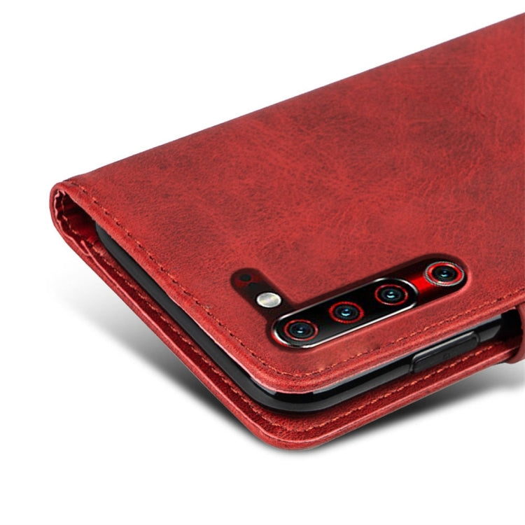 For Lenovo Z6 Pro Calfskin Texture Horizontal Flip Leather Case with Holder & Card Slots