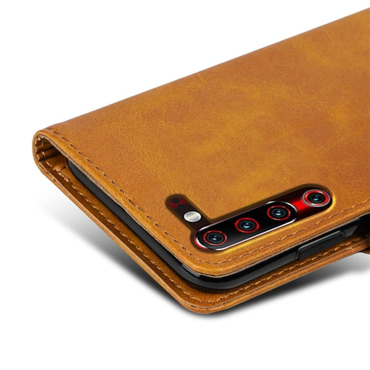 For Lenovo Z6 Pro Calfskin Texture Horizontal Flip Leather Case with Holder & Card Slots