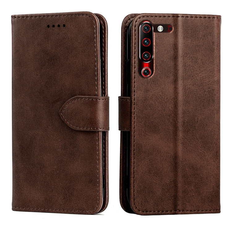 For Lenovo Z6 Pro Calfskin Texture Horizontal Flip Leather Case with Holder & Card Slots