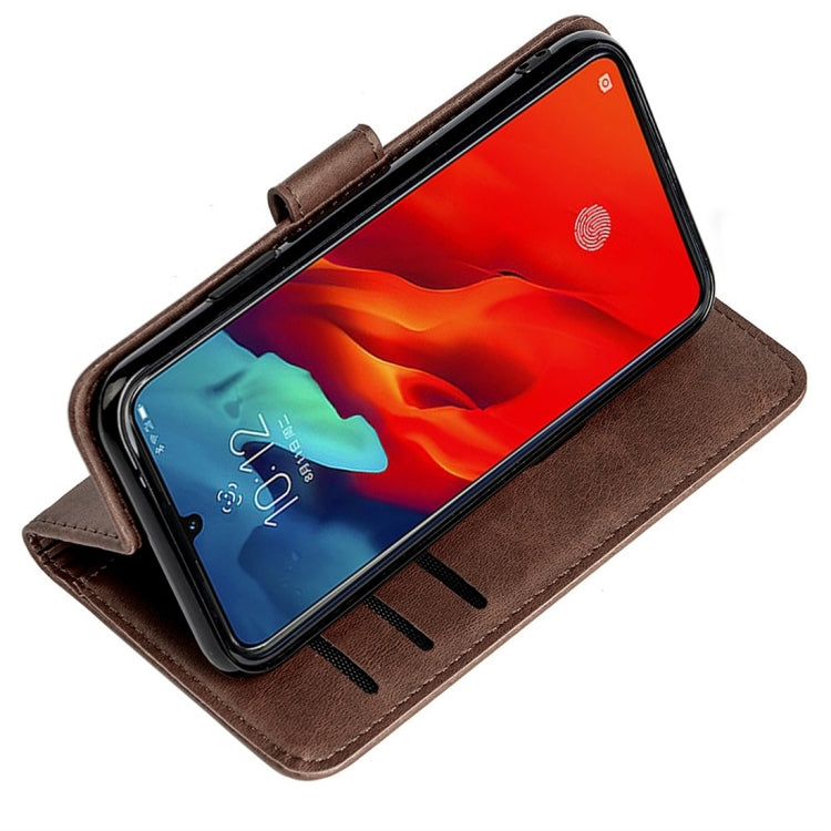 For Lenovo Z6 Pro Calfskin Texture Horizontal Flip Leather Case with Holder & Card Slots