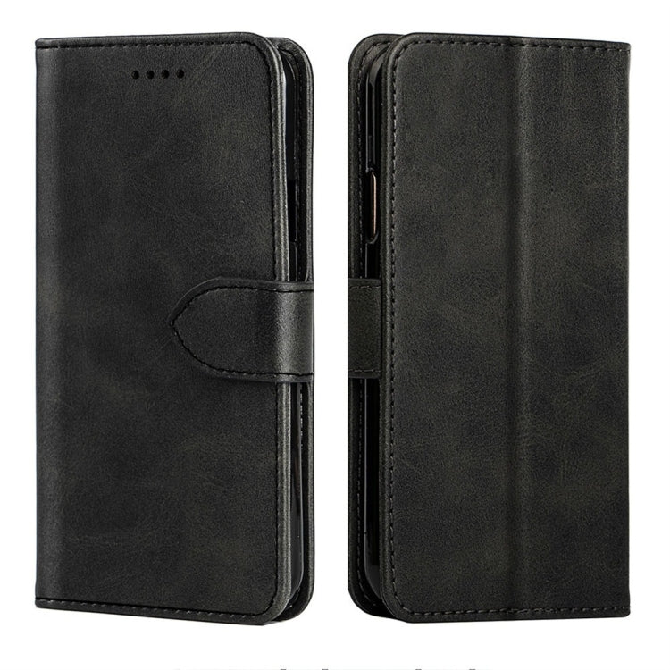 For LG Stylo 5 Calfskin Texture Horizontal Flip Leather Case with Holder & Card Slots
