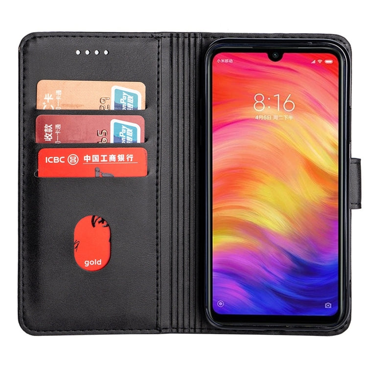 For LG Stylo 5 Calfskin Texture Horizontal Flip Leather Case with Holder & Card Slots
