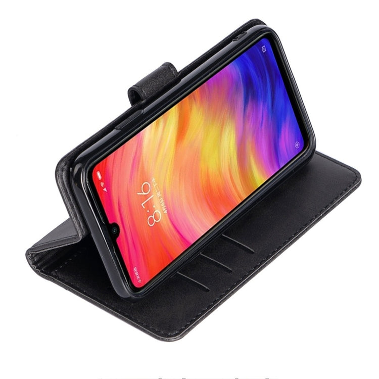 For LG Stylo 5 Calfskin Texture Horizontal Flip Leather Case with Holder & Card Slots
