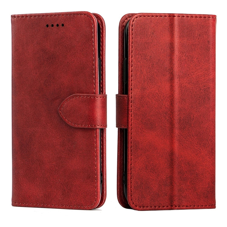 For LG Stylo 5 Calfskin Texture Horizontal Flip Leather Case with Holder & Card Slots