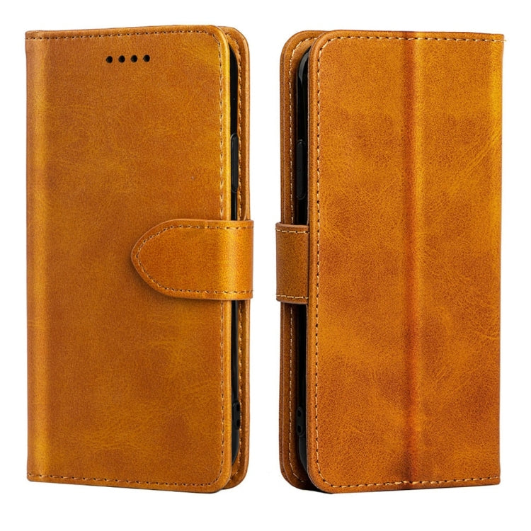 For LG Stylo 5 Calfskin Texture Horizontal Flip Leather Case with Holder & Card Slots