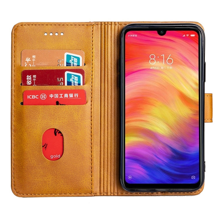 For LG Stylo 5 Calfskin Texture Horizontal Flip Leather Case with Holder & Card Slots
