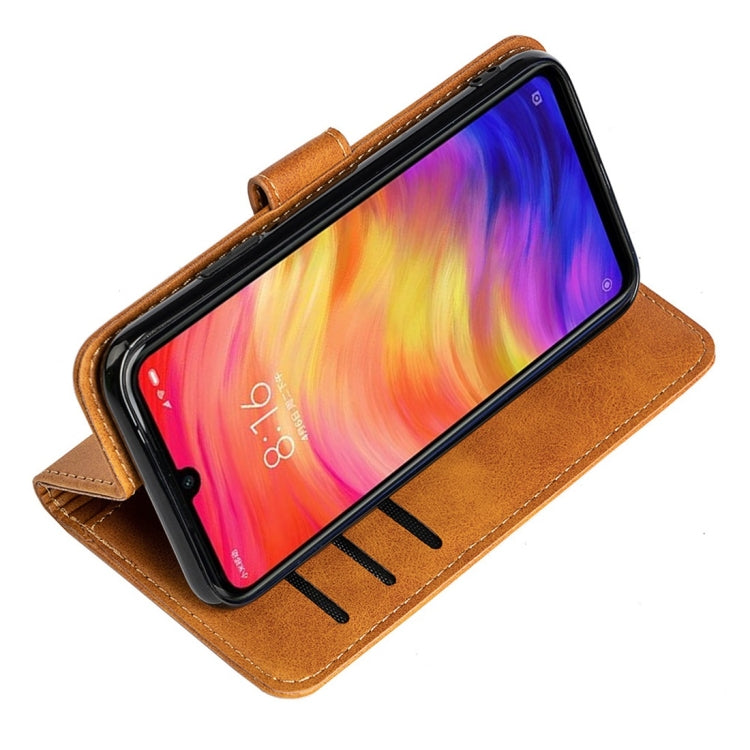 For LG Stylo 5 Calfskin Texture Horizontal Flip Leather Case with Holder & Card Slots