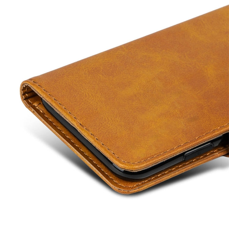 For LG Stylo 5 Calfskin Texture Horizontal Flip Leather Case with Holder & Card Slots