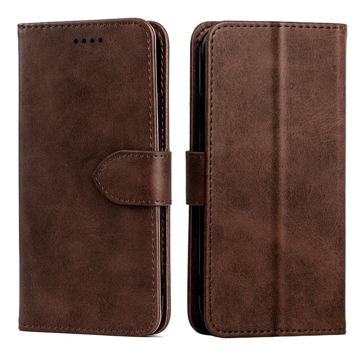 For LG Stylo 5 Calfskin Texture Horizontal Flip Leather Case with Holder & Card Slots