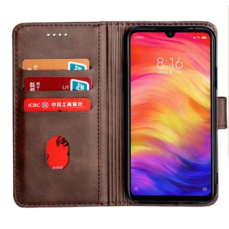 For LG Stylo 5 Calfskin Texture Horizontal Flip Leather Case with Holder & Card Slots