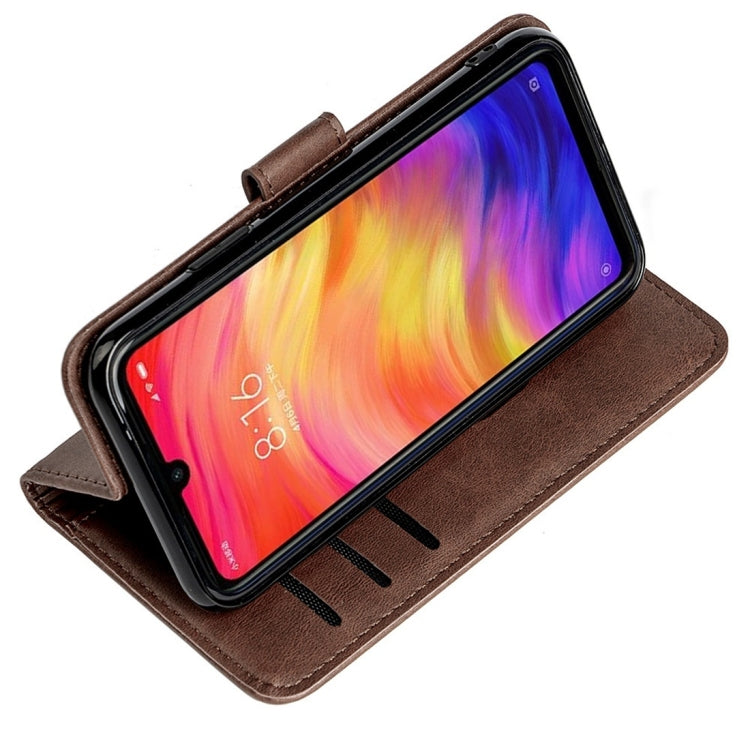 For LG Stylo 5 Calfskin Texture Horizontal Flip Leather Case with Holder & Card Slots
