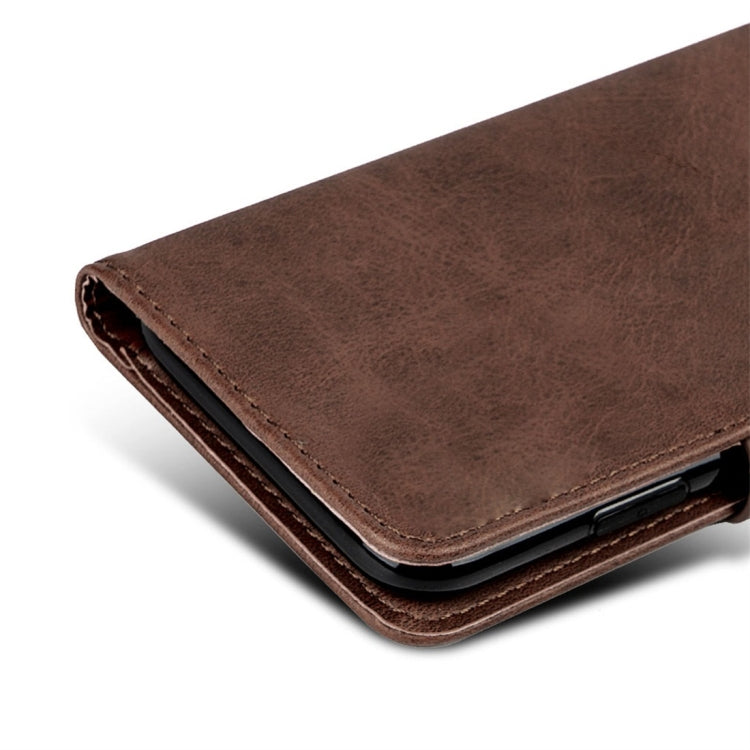 For LG Stylo 5 Calfskin Texture Horizontal Flip Leather Case with Holder & Card Slots