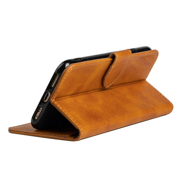For LG V50 ThinQ Calfskin Texture Horizontal Flip Leather Case with Holder & Card Slots