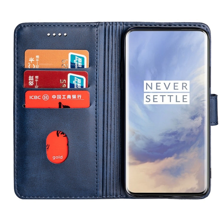 For OnePlus 7 Pro Calfskin Texture Horizontal Flip Leather Case with Holder & Card Slots