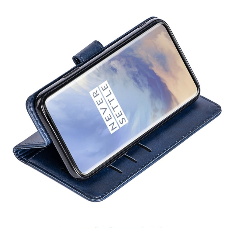 For OnePlus 7 Pro Calfskin Texture Horizontal Flip Leather Case with Holder & Card Slots