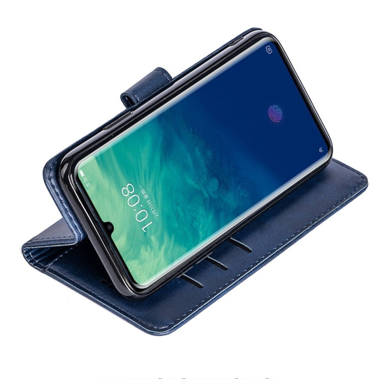 For ZTE Axon 10 Pro 5G Calfskin Texture Horizontal Flip Leather Case with Holder & Card Slots
