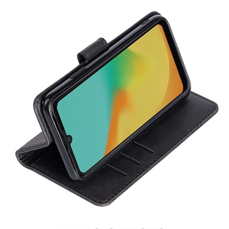 For ZTE Blade A7 (2019) Calfskin Texture Horizontal Flip Leather Case with Holder & Card Slots