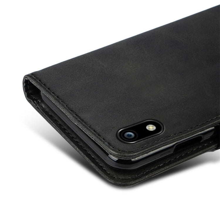 For ZTE Blade A7 (2019) Calfskin Texture Horizontal Flip Leather Case with Holder & Card Slots