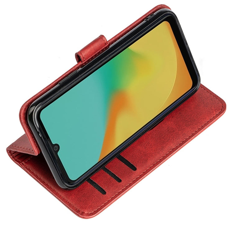 For ZTE Blade A7 (2019) Calfskin Texture Horizontal Flip Leather Case with Holder & Card Slots