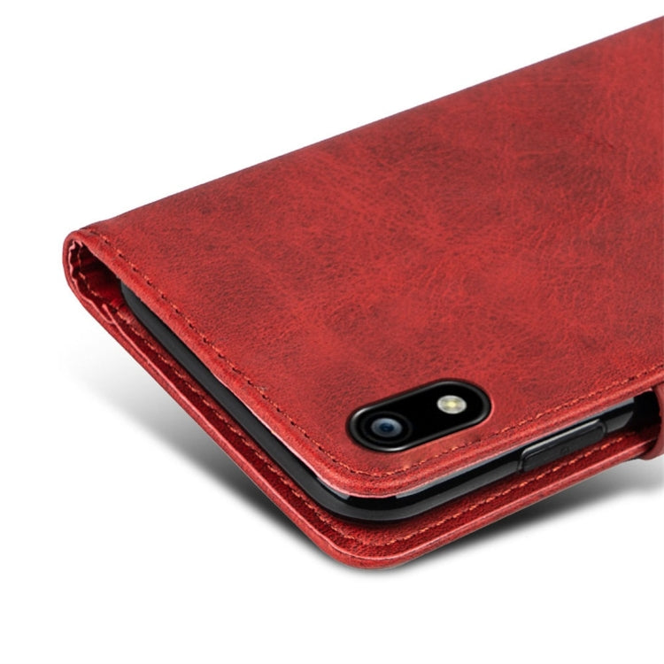 For ZTE Blade A7 (2019) Calfskin Texture Horizontal Flip Leather Case with Holder & Card Slots
