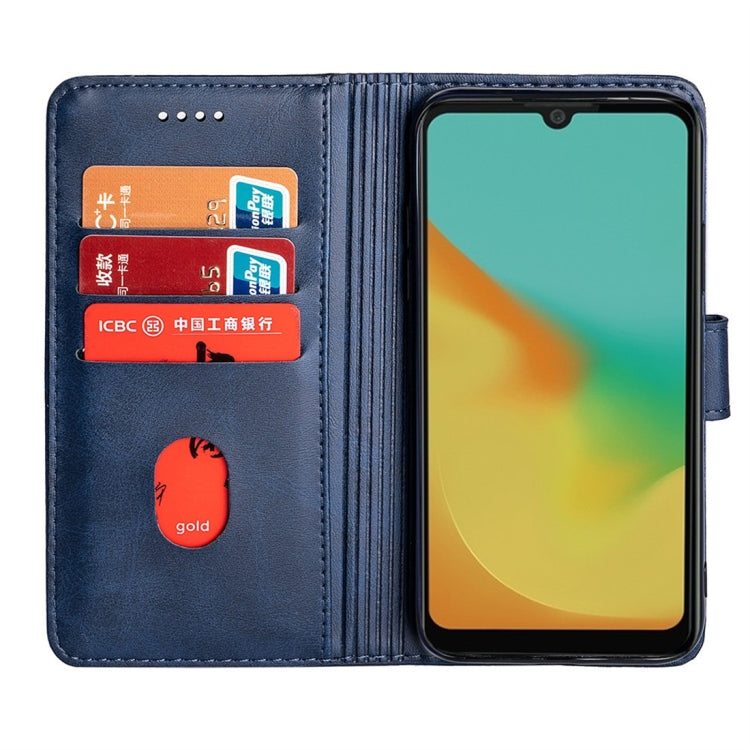 For ZTE Blade A7 (2019) Calfskin Texture Horizontal Flip Leather Case with Holder & Card Slots