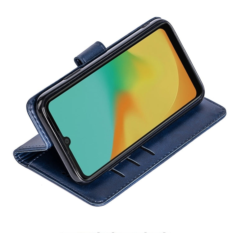 For ZTE Blade A7 (2019) Calfskin Texture Horizontal Flip Leather Case with Holder & Card Slots