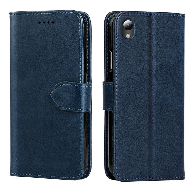 For ZTE Blade L8 Calfskin Texture Horizontal Flip Leather Case with Holder & Card Slots