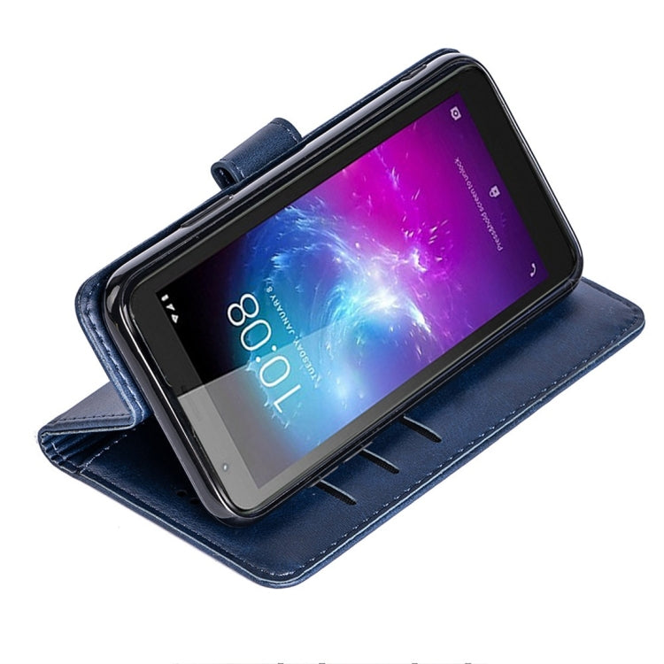 For ZTE Blade L8 Calfskin Texture Horizontal Flip Leather Case with Holder & Card Slots