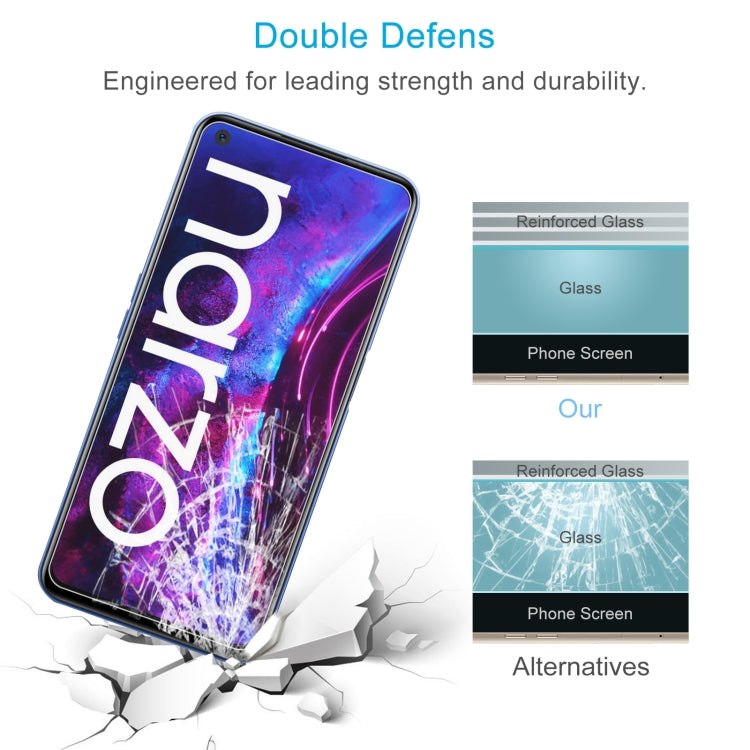 0.26mm 9H 2.5D Tempered Glass Film For OPPO Realme Narzo 30 Pro