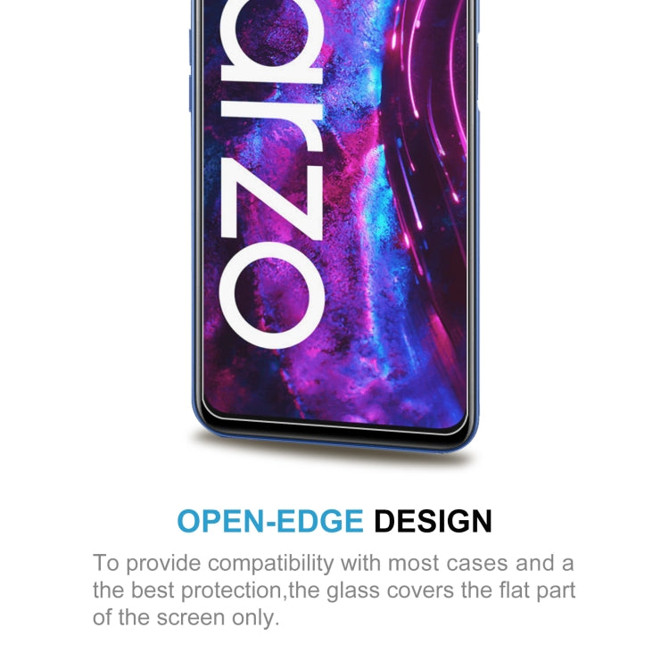 0.26mm 9H 2.5D Tempered Glass Film For OPPO Realme Narzo 30 Pro