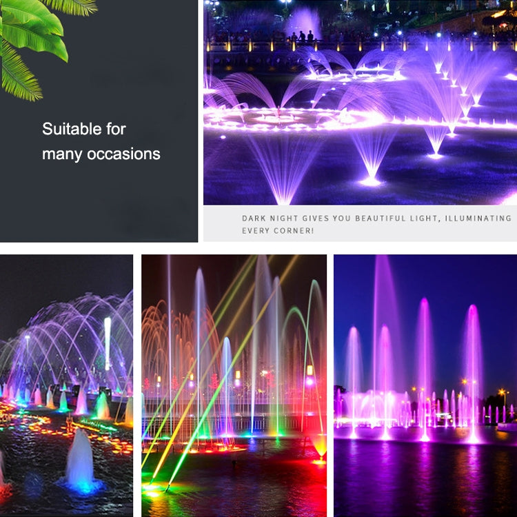 9W Landscape Colorful Color Changing Ring LED Stainless Steel Underwater Fountain Light(Colorful)