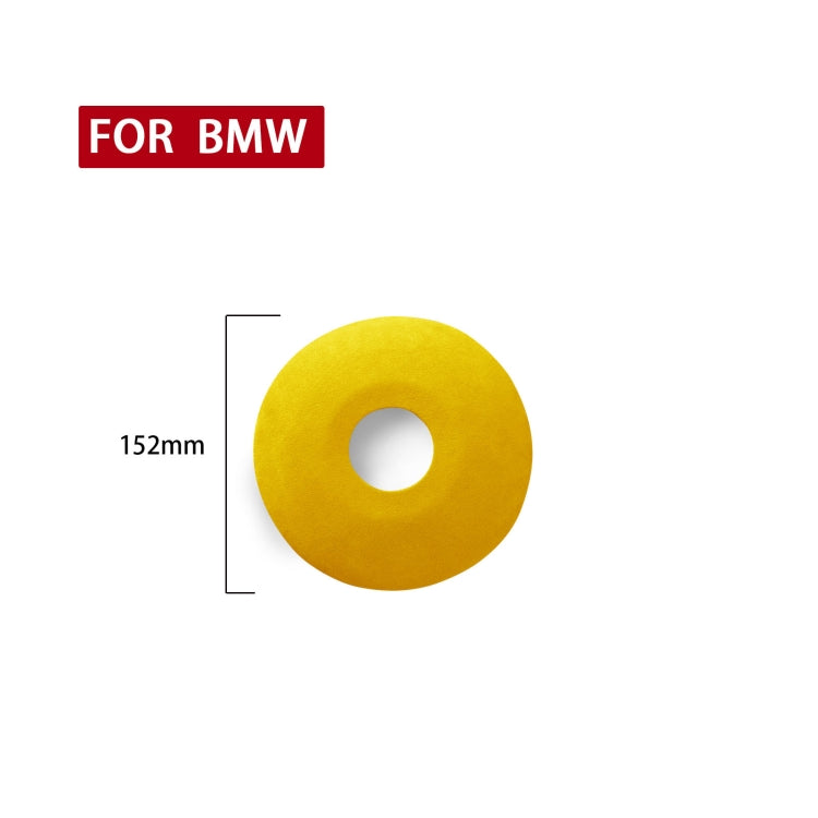 Car Suede Wrap Steering Wheel Decorative Cover for BMW M3 E46 2003-2012 / 3 Series, Left and Right Drive Universal