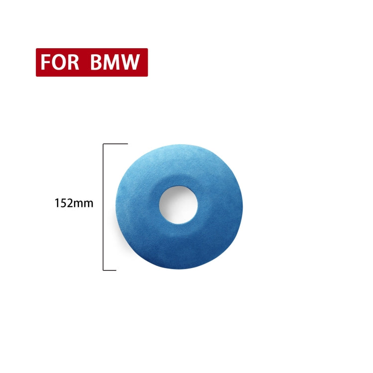 Car Suede Wrap Steering Wheel Decorative Cover for BMW M3 E46 2003-2012 / 3 Series, Left and Right Drive Universal