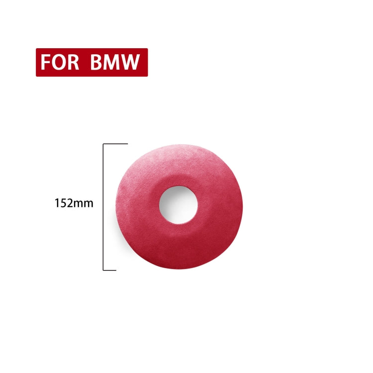 Car Suede Wrap Steering Wheel Decorative Cover for BMW M3 E46 2003-2012 / 3 Series, Left and Right Drive Universal