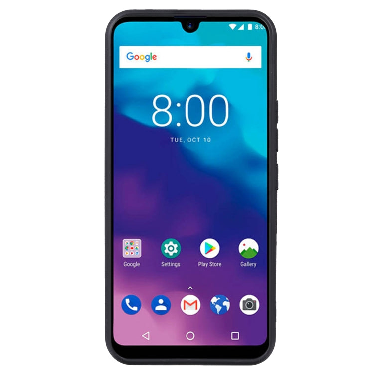 TPU Phone Case For ZTE Blade V10 Vita(Pudding Black)