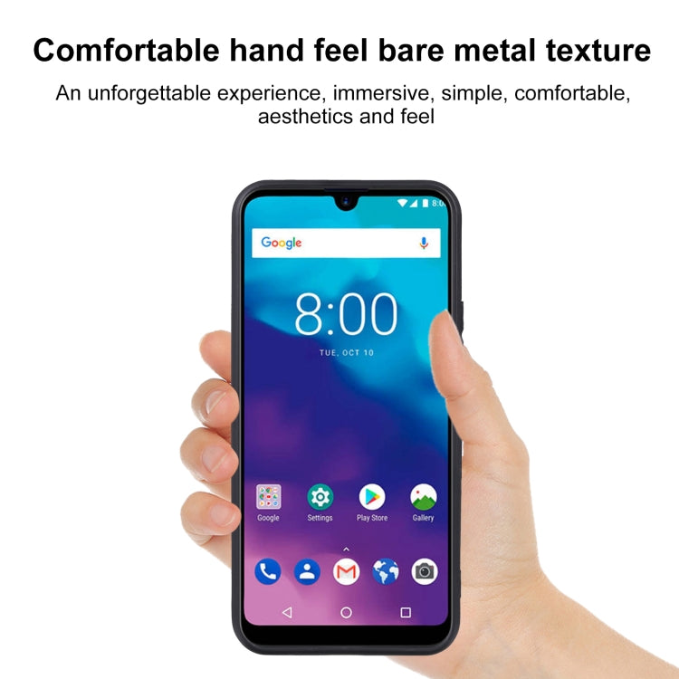 TPU Phone Case For ZTE Blade V10 Vita(Pudding Black)