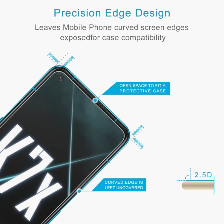 10 PCS 0.26mm 9H 2.5D Tempered Glass Film For OPPO K7x