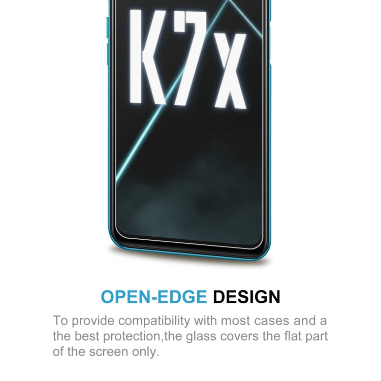 10 PCS 0.26mm 9H 2.5D Tempered Glass Film For OPPO K7x