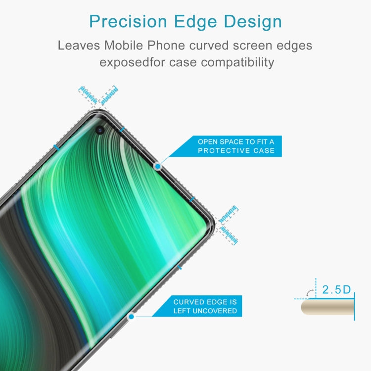 10 PCS 0.26mm 9H 2.5D Tempered Glass Film For OPPO Realme X7 Pro Ultra