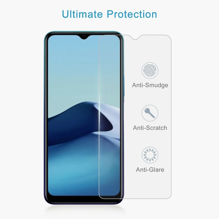 10 PCS 0.26mm 9H 2.5D Tempered Glass Film For vivo Y20 2021