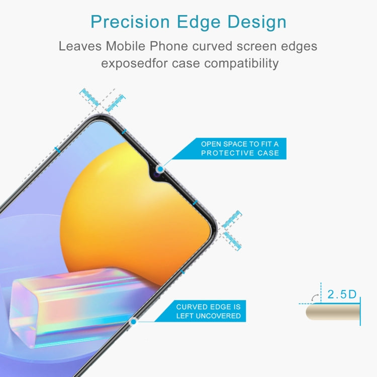 10 PCS 0.26mm 9H 2.5D Tempered Glass Film For vivo Y51a